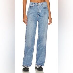 NWT Agolde Low Slung Baggy in Libertine